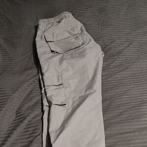 Women's Gray Cargo Pants